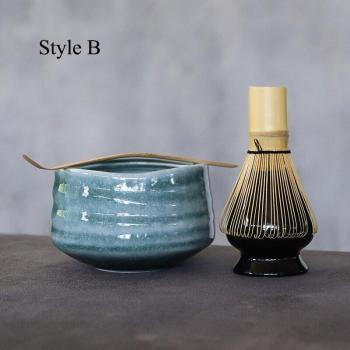 Kit de thé japonais Luwu avec cuillère en bambou