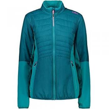 CMP Damen Wattierte Outdoorjacke – Primaloft Black Eco (Lake, D38)