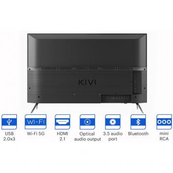 KIVI LED 43” – UHD Android TV, 3840x2160, 60 Hz, Audio JVC 2×12W, BT 5.1, HDMI, Nero