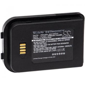 X5 E‑Ticket Scanner Replacement Cell – VHBW 5200 mAh 3.7 V Li‑Ion