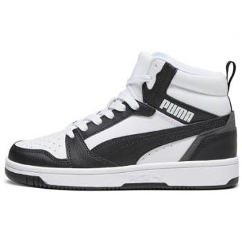 Puma Scarpe Rebound V6 Mid Jr Bianco E Nero 38.5