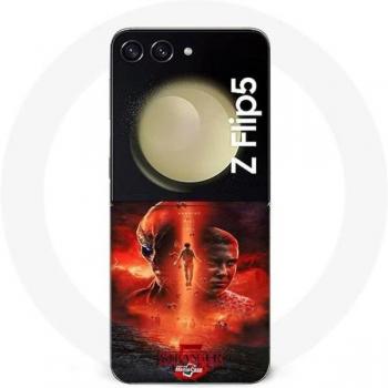 Custodia Samsung Galaxy Z Flip5 Stranger Things Stagione 5 Design Poster