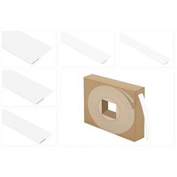 Bande PVC Blanc au Mètre 50x1,5mm