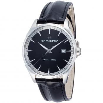 Hamilton Jazzmaster Gent Lederarmband Analoguhr