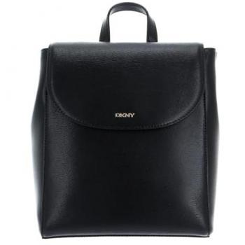 DKNY Damen Rucksack Bryant Flap Schwarz