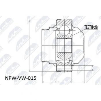 VW-015 Joint Kit for NTY Drive Shaft