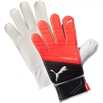 EVOPOWER 4.3 PUMA Torhandschuhe – Schwarzer/Rot-Blitz, Größe 6