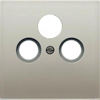 Receptor satelital con placa base de antena parabólica en acero 0712118239 Jung
