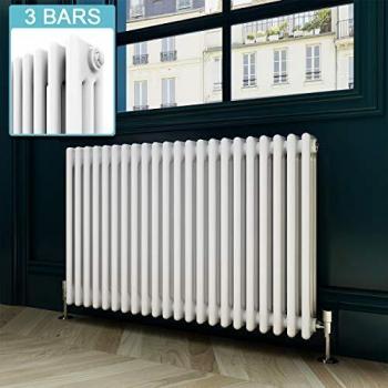 Triple‑Column Elegant Radiator, 600 × 999 mm – Horizontal Designer for Central Heat