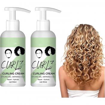 Crème Hydratante pour Cheveux Bouclés