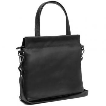 Stilvolle Leder-Schrägriemen-Tasche Rivington – Chesterfield, Schwarz
