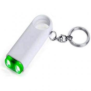 BigBuy Schlüsselbund mit Mini-Taschenlampe (Unisex) 144637 – Grün – EU-Größe