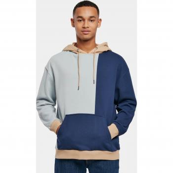URBAN CLASSICS Herren Kapuzensweatshirt Oversized Farbblock