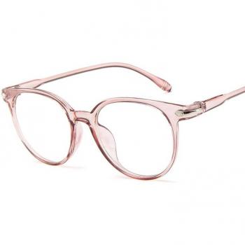 Round Transparent Blue Light Glasses for Boys and Girls