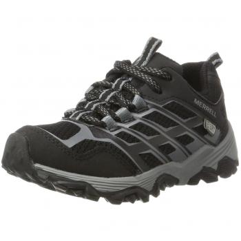 Zapatillas de senderismo Merrell Moab Fst Low Waterproof para Niños, Negro