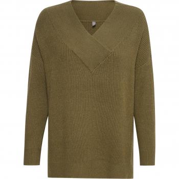 Strickpullover mit V-Ausschnitt für Damen
