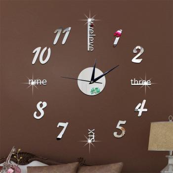 Horloge Murale Art Miroir 3D
