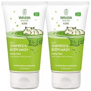 Gel y Champú 2 en 1 Weleda Limón Lima 150 ml x 2