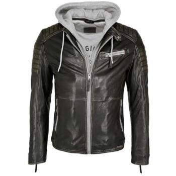 Mustang Damen-Style Lederjacke 31020237 – XL, Schwarz, ohne Bündchen