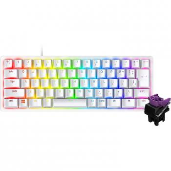 Mini Razer Huntsman JP: Small Size Gaming Keyboard – Optical Clicky Switch, White Color