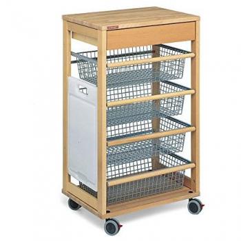 Foppapedretti – Carrello da cucina Il Verduriere in materiale naturale