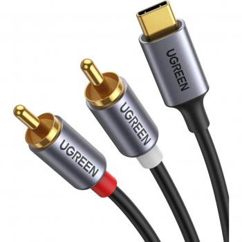 Cavo USB‑C a 2x Cinch, 1,50 m grigio
