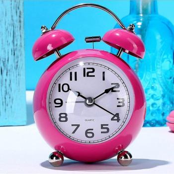 Silent Retro Alarm Clock with Loud Alarm