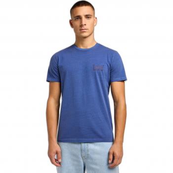 Lee T-Shirt Wobbly 112349080 Blau Regular Fit M male