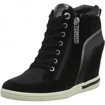 Tommy Hilfiger Sneakers Wedge Mi-hauteur, Femme, Noir (Black 990), 39 EU