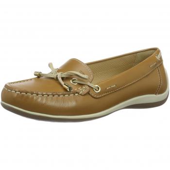 Geox D Yuki a, Mocasines para Mujer, Talla 36 EU, Beige