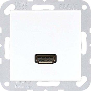 Jung Multimedia-Anschluss aws HDMI m.Tragring MA A 1112 WW