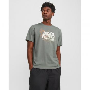 Jack & Jones Map Logo T-Shirt