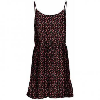 Abito senza maniche con scollatura a V e stringa VERO MODA S nero