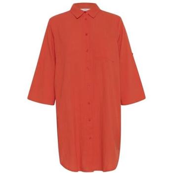 Camicia da sera rossa arancione KAFFE Pauline