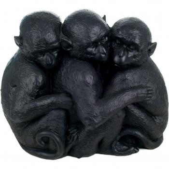 BY SIGRIS – Statue SG27193 – Singe Ethnique Noir