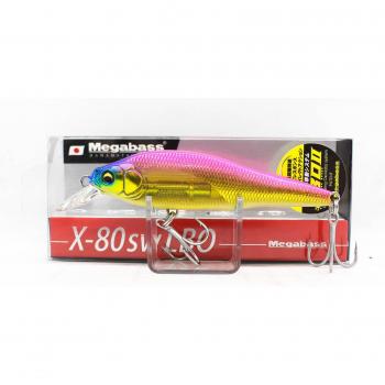 Leurre de mer Megabass X-80 SW LBO Sinking GG Or Rose OB (9802)