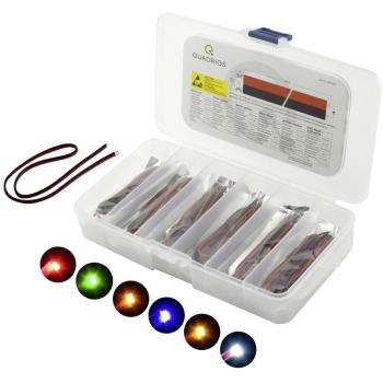 Kit de LEDs Rouge, Vert, Jaune, Bleu, Blanc, Ambre 20 mA