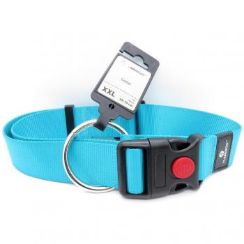 Collier Chien Ziggi Turquoise XXL 55-75 cm 40 mm