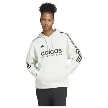Sudadera Hombre Adidas House of Tiro (White/Black)