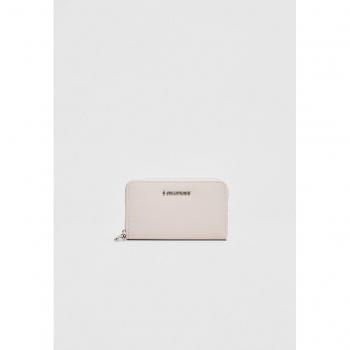 Stradivarius Ecru Rectangular Purse Saffiano OS