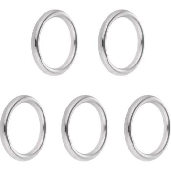5pcs 304 Stainless Steel Sailboat O-Ring Clips 15/20/25/30/35mm