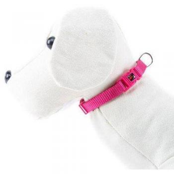 Collar Nayeco de Nylon Rosa para perros, 15 mm x 33-40 cm