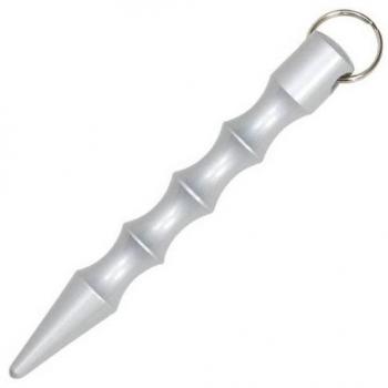 Kubotan Blackfield Leichtmetall – Gerillt 14 cm Silber