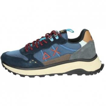 Sneaker Sun68 Blu Navy Fire e Camping Uomo 42