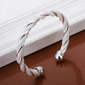 Bracelet rond en argent S925, idéal pour les mariages