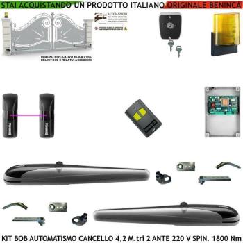 Kit BOB21M Automatismo Cancello 4,2 Met