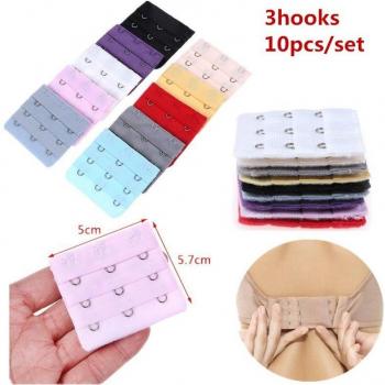 3-Hook Bra Extender Set for Women