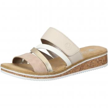 Rieker Damen Komfort Sandalen beige 41
