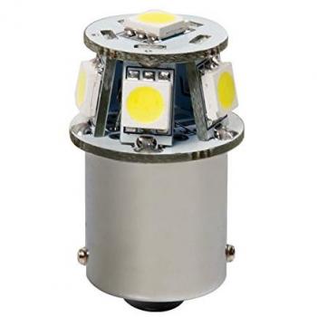 Lampada 12V P21W BA15S LED bianco 6 SMD