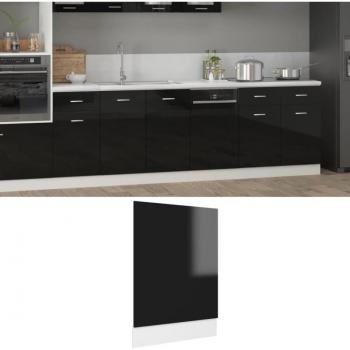 VidaXL Máquina Lavar Louça 45×3×67 cm Contraplacado Preto